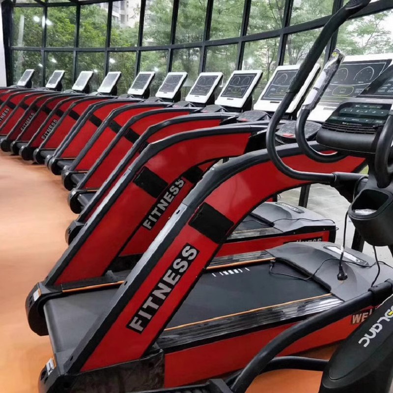 Caminadora de correr inteligente comercial, caminadora de correr multifuncional eléctrica para gimnasio interior especial