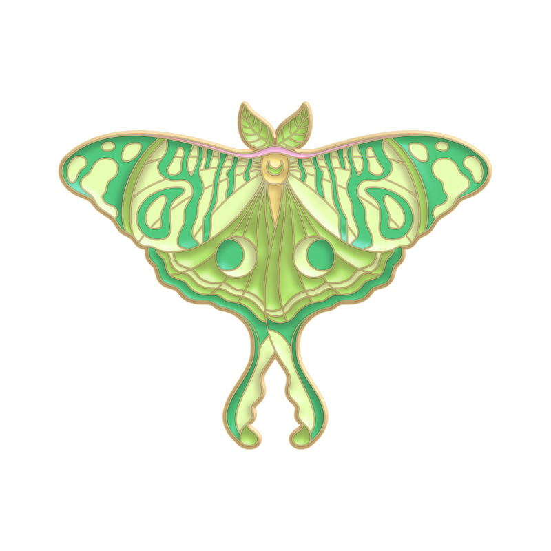 9g Weight Brooches Classification Holiday, Daily Occasion Alloy Material Insect, Butterfly Pattern Women's Gender Enamel Design Sweet Style Sweet Pin Insect Butterfly Alloy Enamel Women's Brooches 12