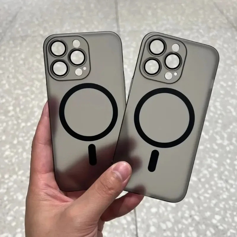 Suitable for Apple 16promax Phone Case PC Ice Mist Magnetic Scrub iphone16 Skin Sense Ultra Thin 13 Fine Hole 12 Suitable for Apple 16promax Phone Case PC Ice Mist Magnetic Scrub iphone16 Skin Sense Ultra Thin 13 Fine Hole 12