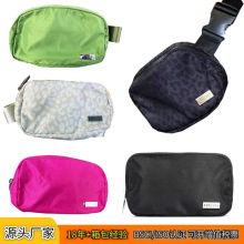 现货一件代发批发lulu同款时尚女士胸包尼龙源头厂家男士运动腰包