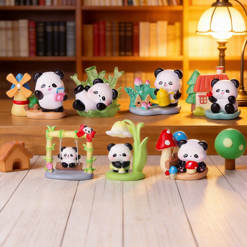 Floral Mountain Forest Ornament Blind Box, Cultural and Creative Ornament from Chengdu, Sichuan, Desktop Ornament, Original Trendy Toy, Ins-style Craft Floral Mountain Forest Ornament Blind Box, Cultural and Creative Ornament from Chengdu, Sichuan, Desktop Ornament, Original Trendy Toy, Ins-style Craft