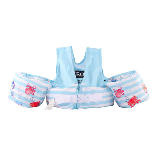 Cartoon Children's Swimwear with Extended Arm Circles, Floating Rings, Swim Aids, Water Sleeves, Buoyancy Back Vests