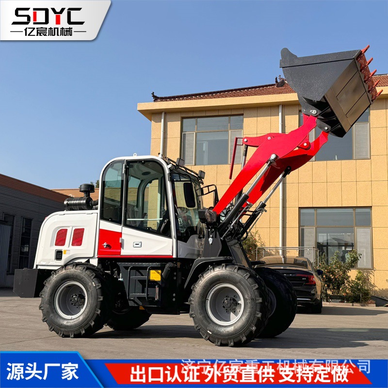 跨境装载机农用铲土多功能建筑工程柴油四驱铲车装载机