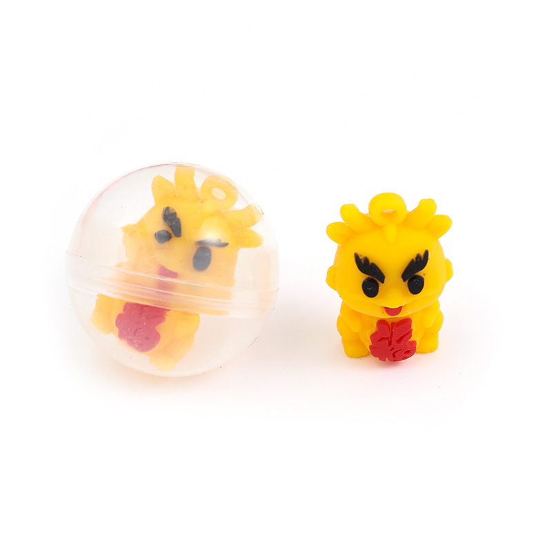 Un yuan máquina de gashapon para muñecas transparentes de 32mm regalo de gashapon linda bola de gashapon regalo de juguete para niños pequeños