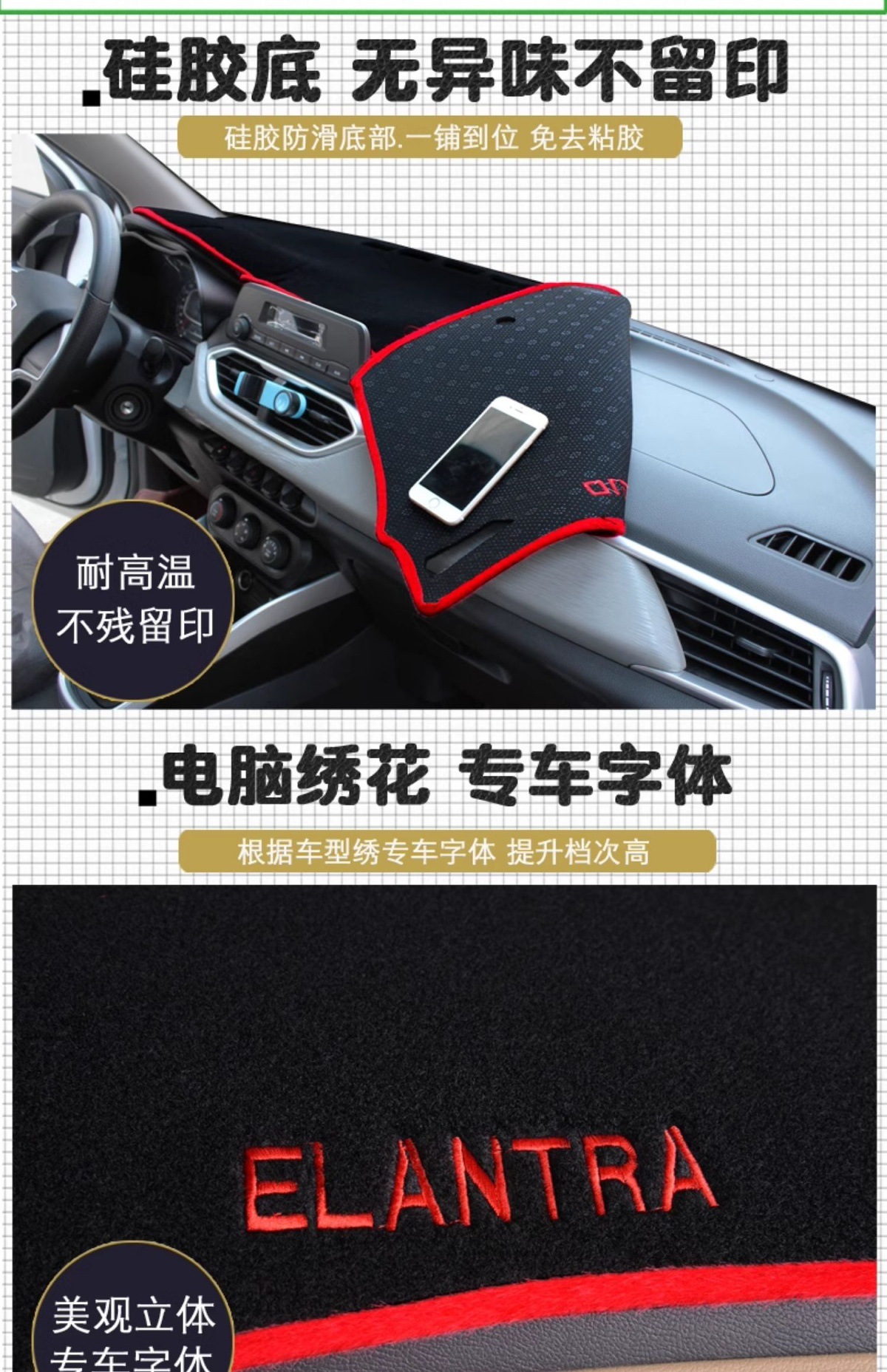 Suitable for 24 Models of Trumpchi Gs4Max Dashboard Sunshade Mat, Central Control Sun Protection Decoration, Modified Heat Insulation Interior Mat