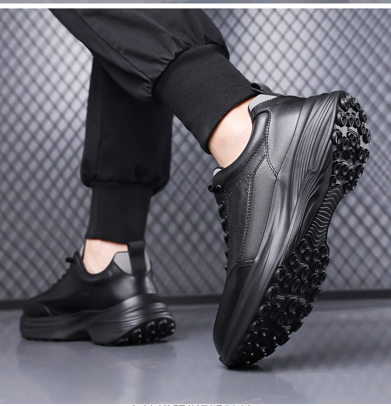 Giày thể thao nam da lộn nhẹ đế mềm phong cách casual, gót 3–5 cm — H6609 màu trắng, H6609 màu đen chi tiết 20
