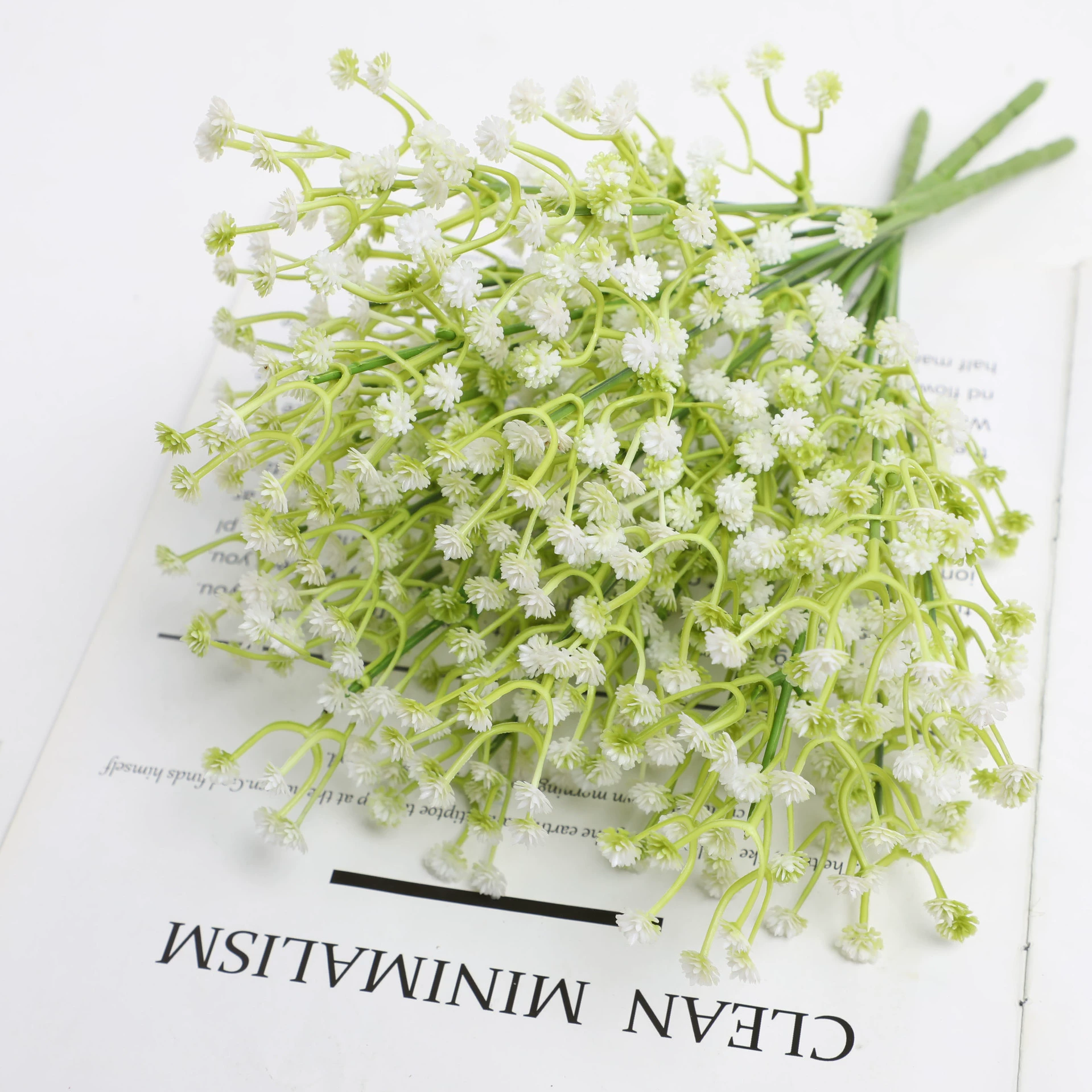Имитированная букетик baby's breath свадебное украшение ручной букет искусственные цветы для дома ресторан фальшивые цветы декоративные реквизит