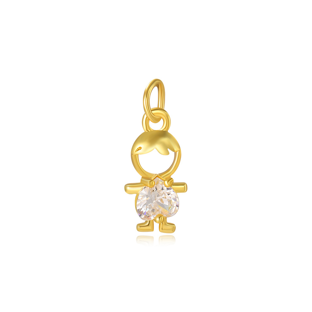 2g Weight Pendant Jewelry Making Type 8*18mm Jewelry Making Size Zircon Inlay Material DIY Jewelry Accessories Classification 1 Piece Quantity Copper Material Human Pattern Polished Finish Inlay Design Shiny, IG Style Style 1 Piece 8*18mm Copper Zircon Human Polished Pendant 18