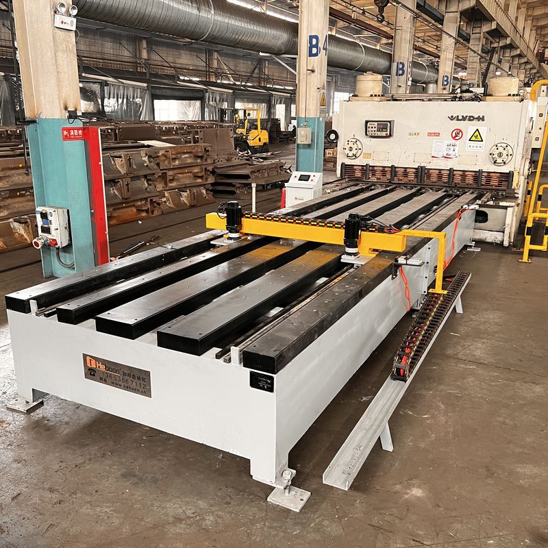 数控液压剪板前送料机  自动剪板送料机 剪板智能生产线操作平台