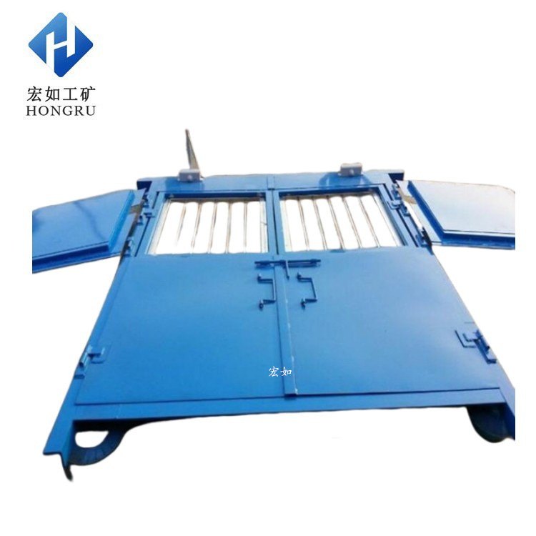 MFHSL1.6*1.8防火栅栏两用门 MFHSL矿用隔离门