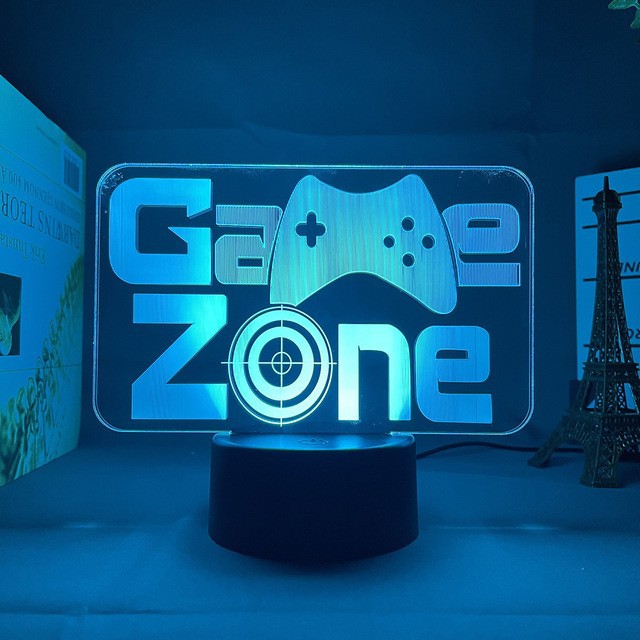 Lámpara 3D LED de fútbol – USB – Decoración nocturna para habitación infantil