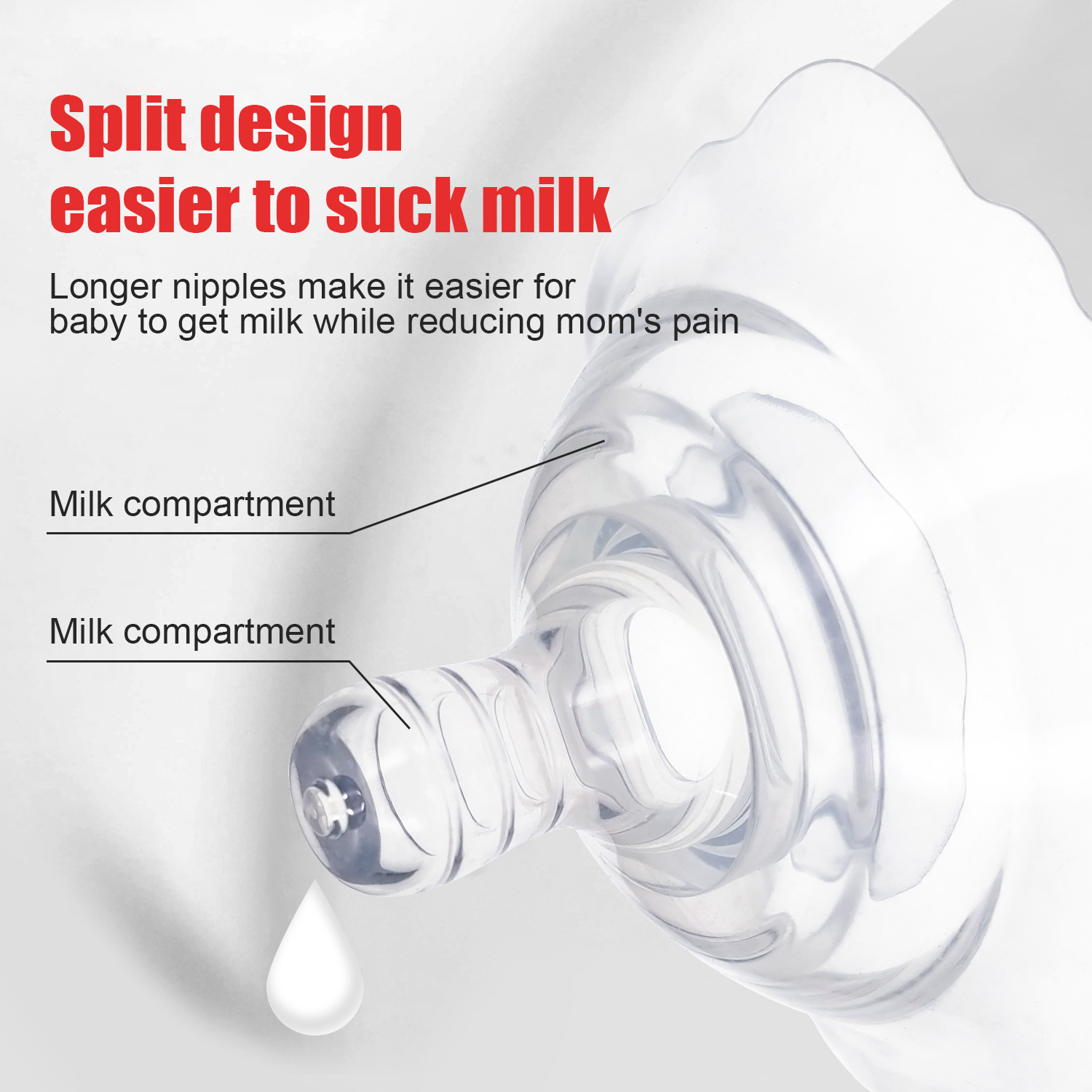 跨境双层乳盾硅胶护乳罩乳头保护罩乳头贴乳头校正新款凹陷奶嘴
