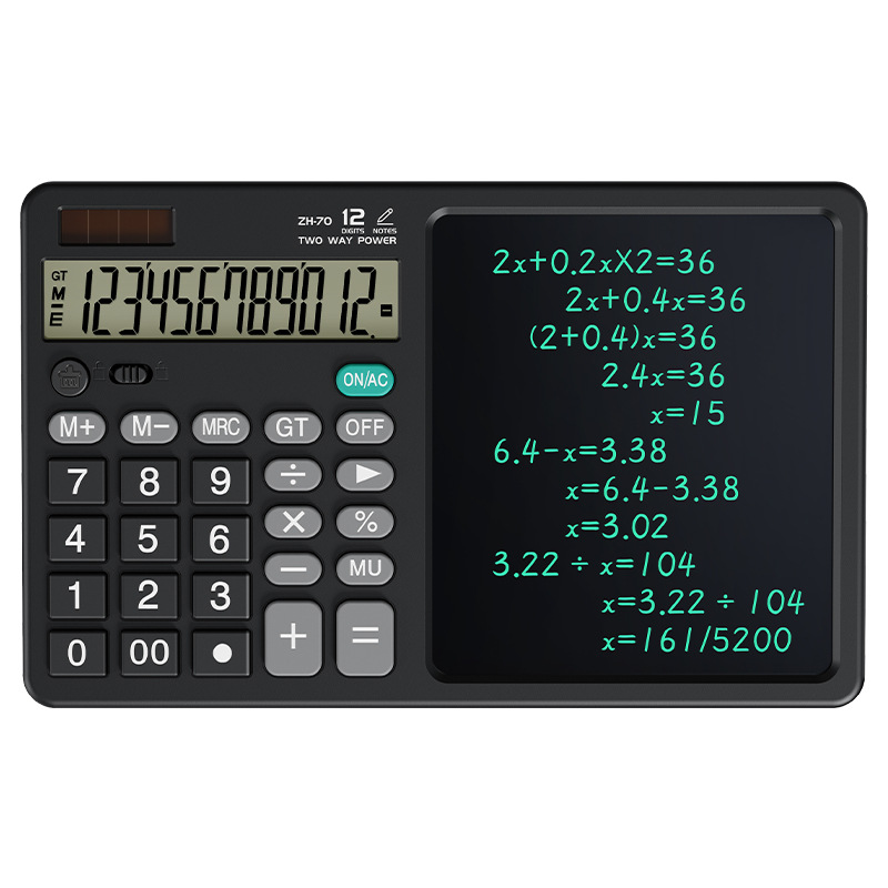 Calculadora de escritorio transfronteriza tablero de escritorio notas financieras tablero de cálculo tablero de cálculo computadora de oficina portable