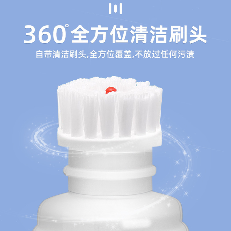 Upgrade version silk brush white sneakers cleaner with brush head for cleaning, whitening, decontaminating, brightening, waterless shoe cleaning brush