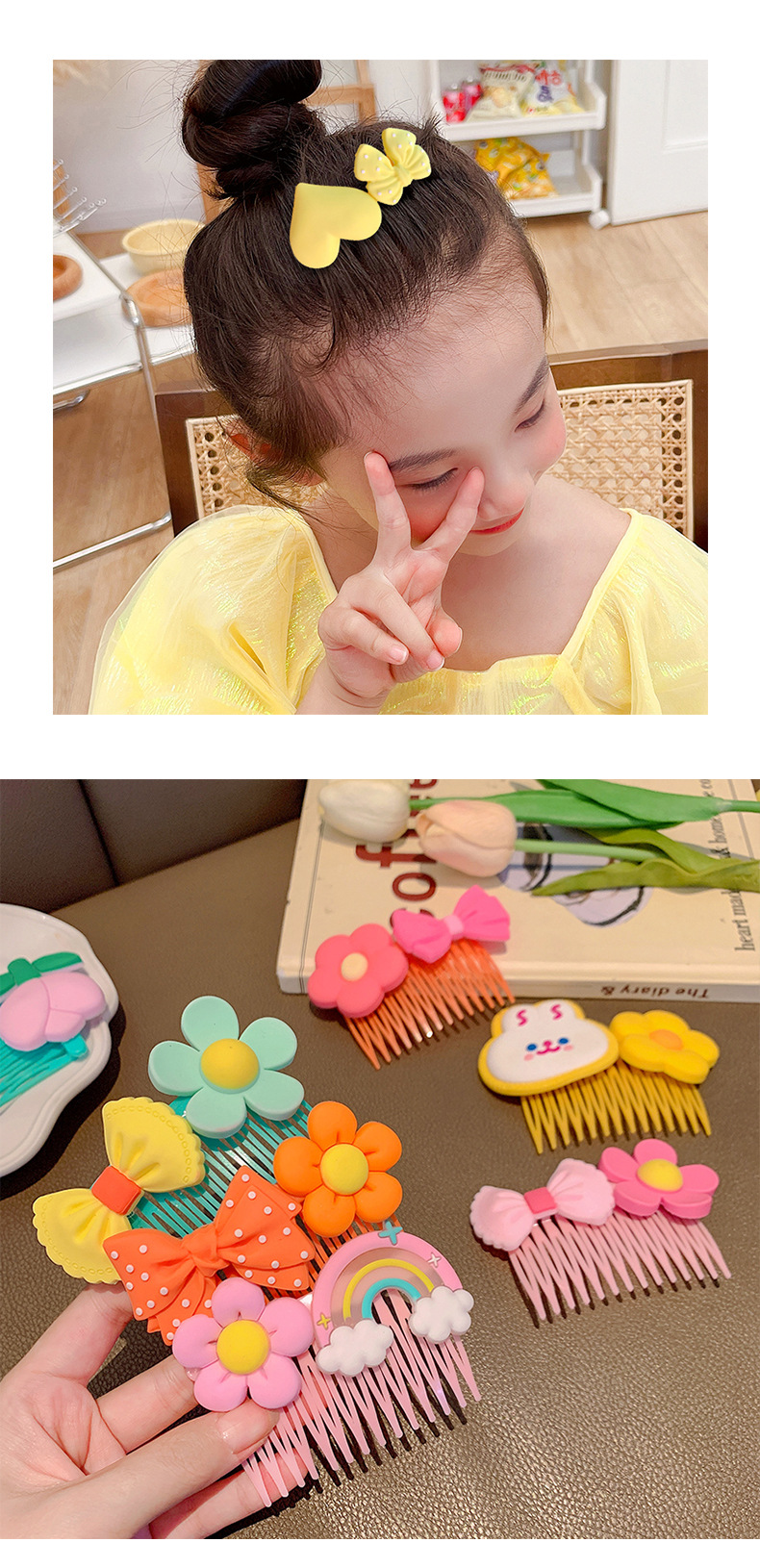 children's bow comb