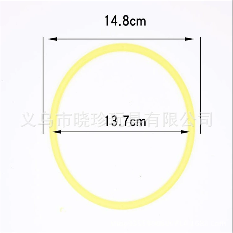 Travel toy for training, plastic induction rings, family style