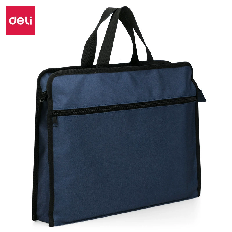Handheld waterproof capacious laptop with zipper, storage bag for documents, increased thickness