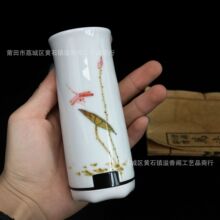 酉圆手持充电聚香炉沉香香丸碎料熏香炉品香器手绘液晶便携式