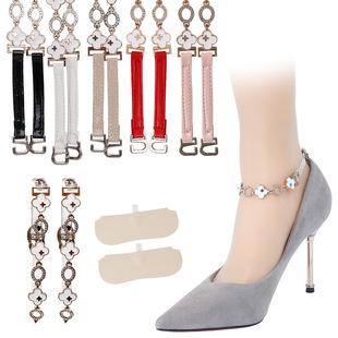 High Heels Anti-drop Artifact Bundle Shoelaces for Women Lazy People No-tie Shoelace Buckle Fixing Strap Anti-drop Heel No-installation elastic band