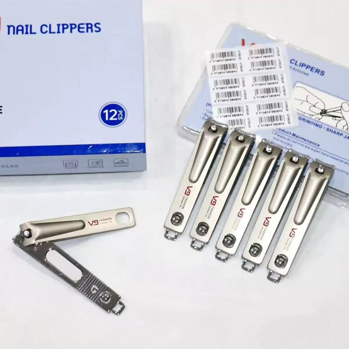 Jinda V9 Angled Tip VT808 Cross-Border Bestseller Large Nail Clipper Household Nail Scissors Manicure Tool Cuticle Nippers
