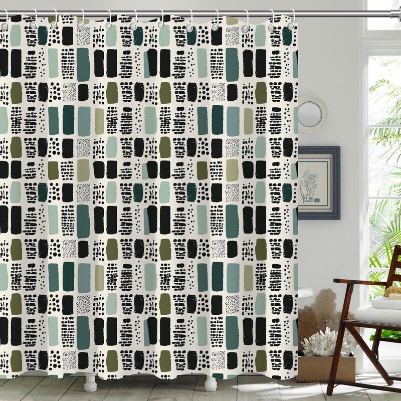 Cross-Border Shower Curtain Medieval Modern Fashion Simple Digital Printing Bathroom Toilet Waterproof and Mildew-Proof Partition Curtain Cross-Border Shower Curtain Medieval Modern Fashion Simple Digital Printing Bathroom Toilet Waterproof and Mildew-Proof Partition Curtain