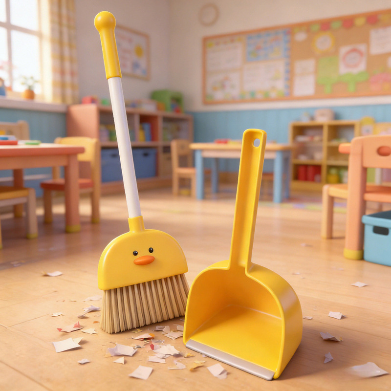 Children's Broom and Dustpan Set, Baby-Specific Mini Broom and Mop, Kids' Mini Broom for Sweeping and Mopping, Toy Children's Broom and Dustpan Set, Baby-Specific Mini Broom and Mop, Kids' Mini Broom for Sweeping and Mopping, Toy