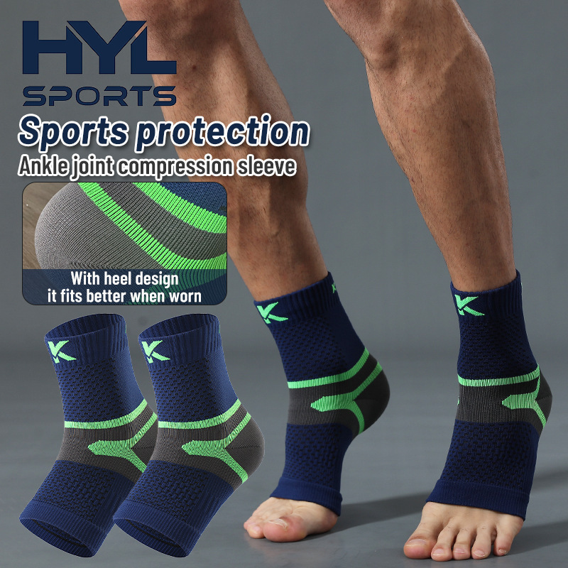 Lightweight Knitted Sports Ankle Brace Compression Sleeve to Prevent Sprained Ankle Joint and Provide Compression Protection for the Foot