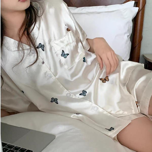 50307 더블 쇼트 아이스 실크 나비