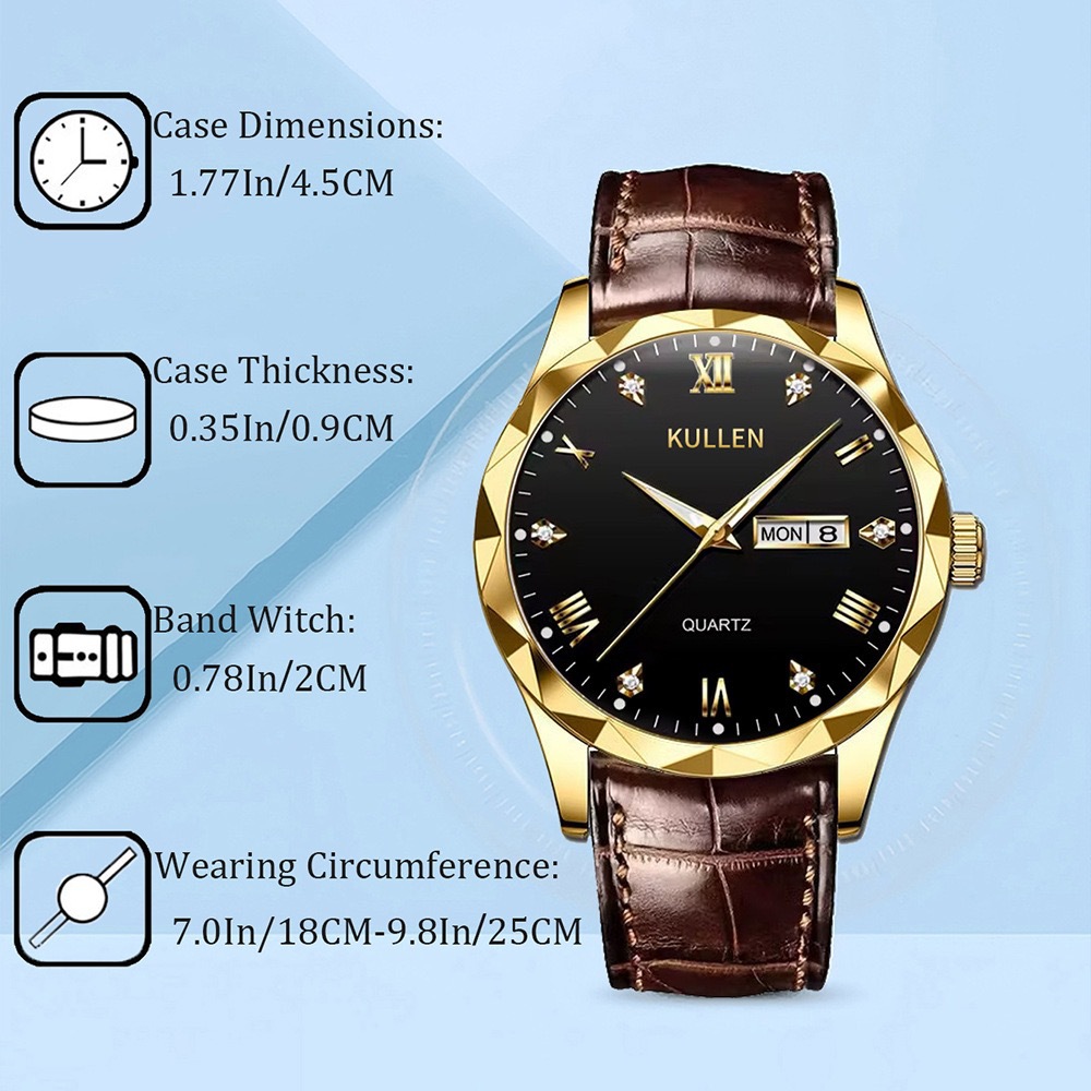 Marca suiza ultra delgada impermeable comercial calendario de relojes de hombre relojes de cuarzo fabricantes de comercio exterior en vivo un agente