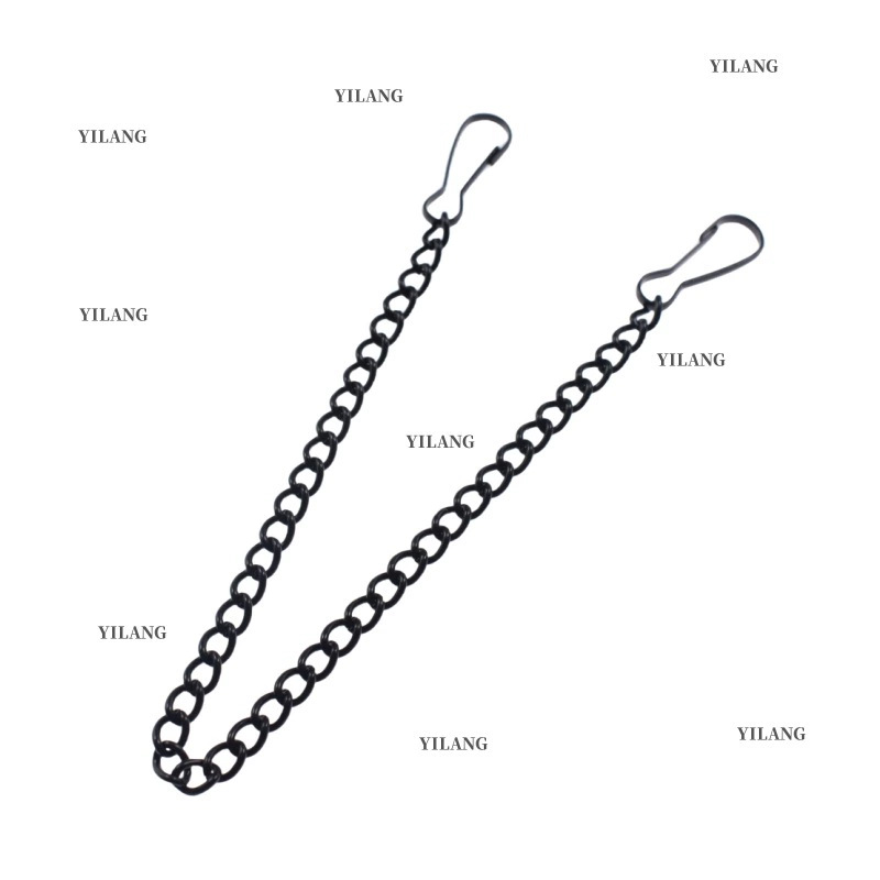 跨境黑色链条日光灯吊链装饰链广告吊牌金属挂链科室铁链链子