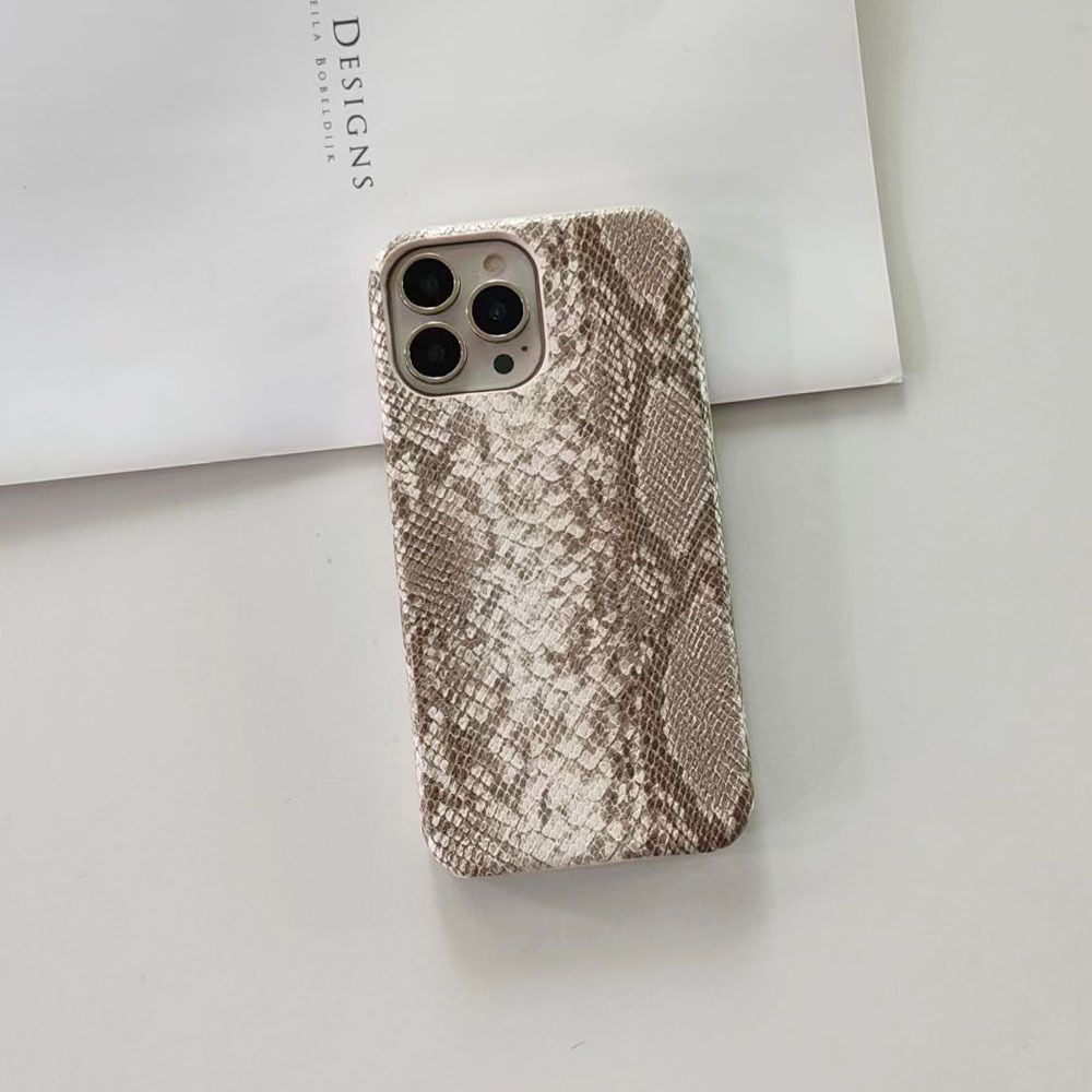 Solid Color Pattern Pu Leather Solid Color Vintage Style Phone Cases Phone Accessories
