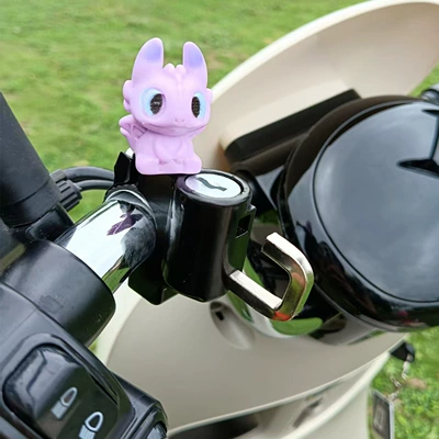 Scooters, Mountain Bikes, Baby Strollers, Helmet lock - helmet-lock-purple-flying-dragon