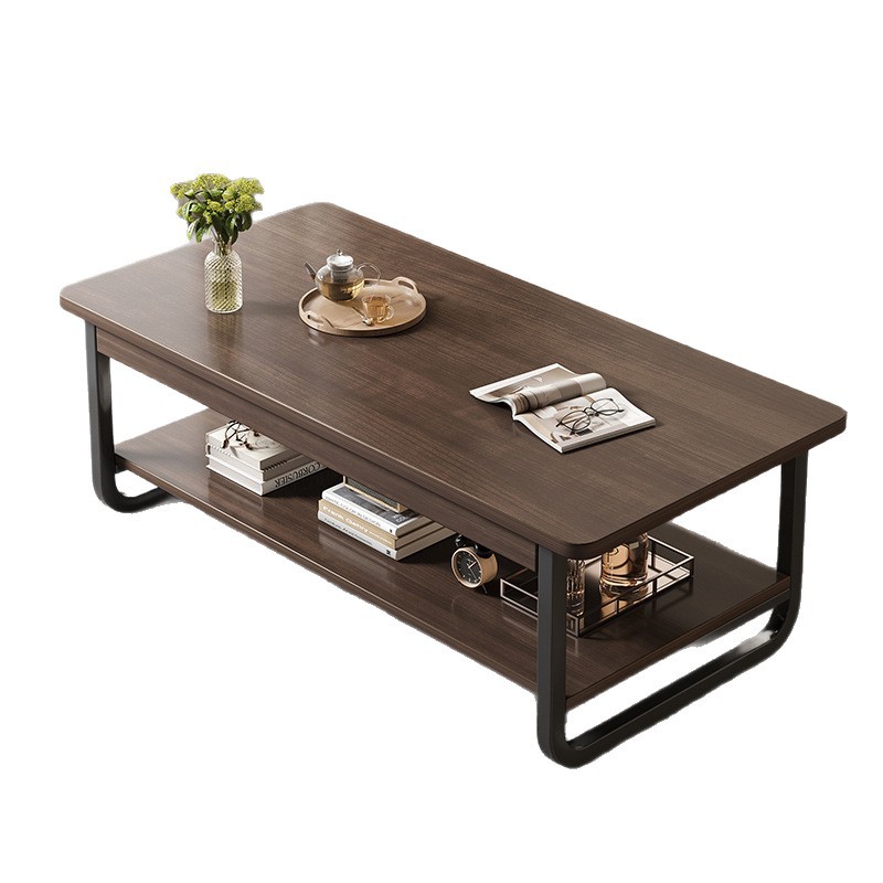 Mesa de té pequeña sala de estar estante doméstico simple mesa moderna simple sofá creativo cuadrado mesa de té pequeña