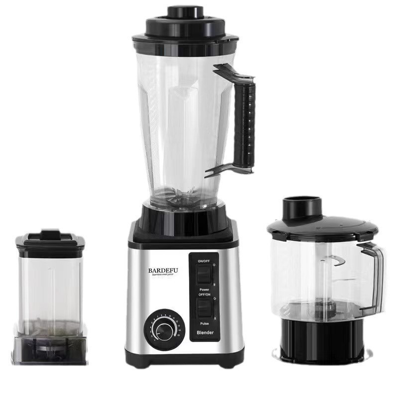 跨境不锈钢大功率纯铜搅拌机家用绞肉碎冰破壁榨汁机8in1blender|undefined