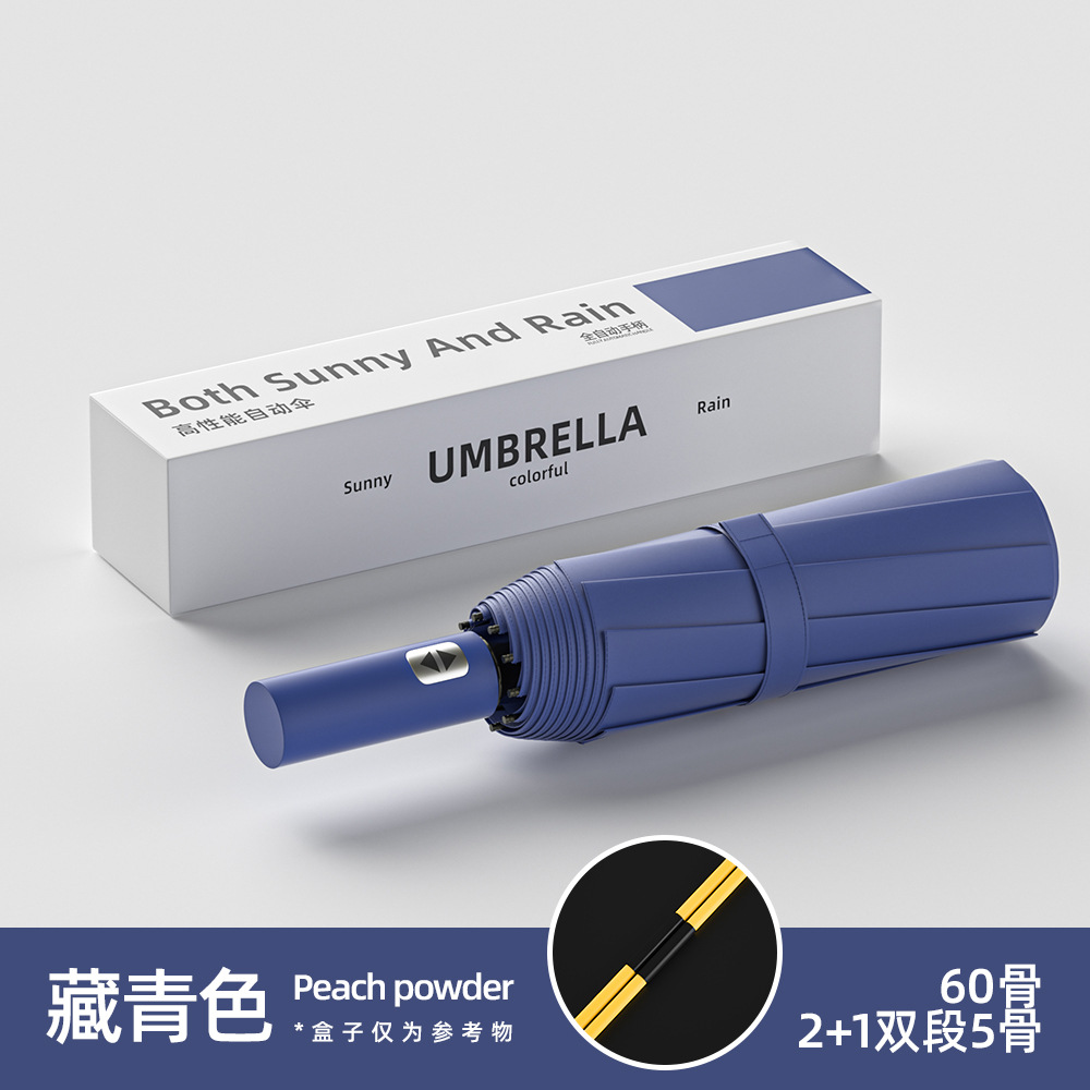 Automatic big umbrella solar-powered, fully automatic, sun protection, UV protection