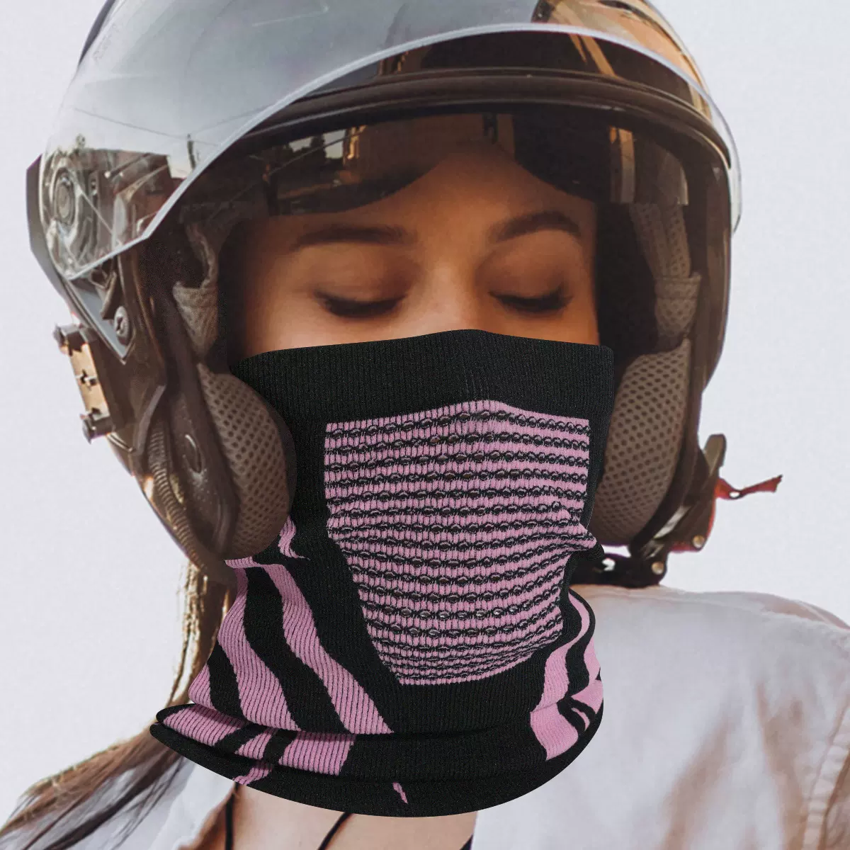 冬季围脖户外保暖头套滑雪脖套运动装备摩托车骑行面罩加厚保暖