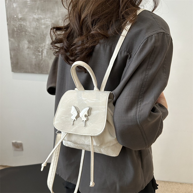 Mochila de diseño nicho bolso de damas 2024 nueva moda ocio estilo universitario mochila de moda