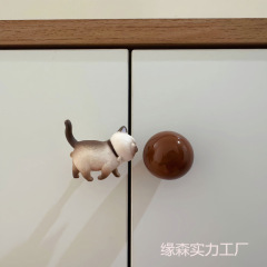 新家的拉手柜门可爱柜子橱柜拉手猫咪快递抽屉拉手个把手
