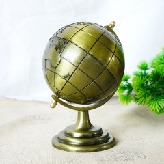 New Yaosha brand alloy earth model, office craft ornaments, decorative gift alloy balls