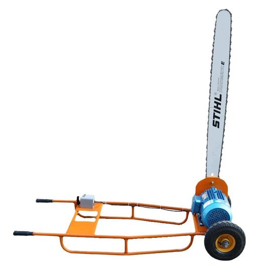Large 1.2m 1m Log Cutting Wood Chainsaw Cutting Machine Log Cutting Machine Hand Push Wood Cutting Machine