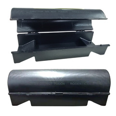 智貓新款翻蓋老鼠盒塑料鼠盒引誘鼠餌站滅鼠蟲害捕鼠盒