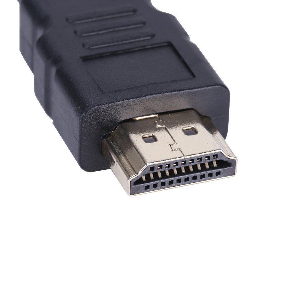 Transfronterizo dedicado HDMI a VGA adaptador con audio con fuente de alimentación HDMI a VGA HD cable adaptador