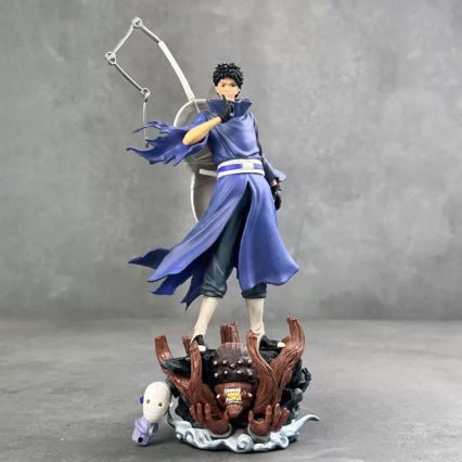 Naruto Giant Wave Series Uchiha Obito Scene Model Figurine Trendy Collectible Double-Headed Model Figurine Naruto Giant Wave Series Uchiha Obito Scene Model Figurine Trendy Collectible Double-Headed Model Figurine