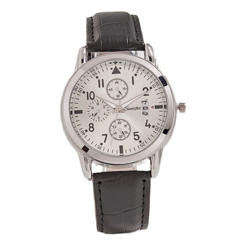 Comercio exterior Venta caliente reloj de hombre falso reloj de cuarzo de negocios de moda de tres ojos reloj deportivo casual de los hombres reloj de los hombres del estudiante