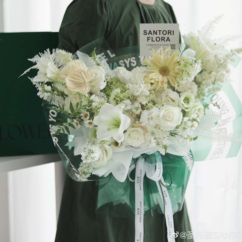 Fábrica de fiestas de flores nuevas ventas directas de papel de embalaje de flores semitransparente ramo de flores papel de embalaje de regalos de flores suministros