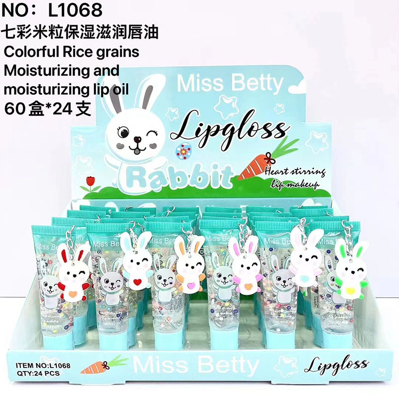 Nuevo Comercio exterior transfronterizo serie de dibujos animados resalte brillo de labios cambio de color esmalte de labios hidratante labio aceite lápiz labial agua maquillaje de labios