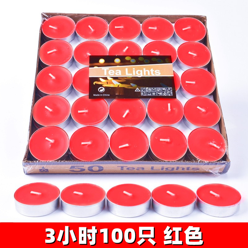 3 horas Rojo 100 - Tipo estándar ☆