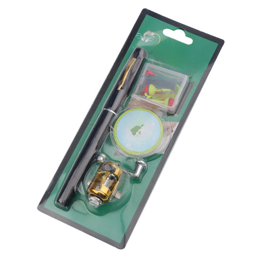 Fishing Rod Set Mini Portable (Rod + Reel + Accessories + Line) 1 Meter A+P Type