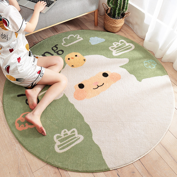 cute cartoon children's carpet for bed for living room