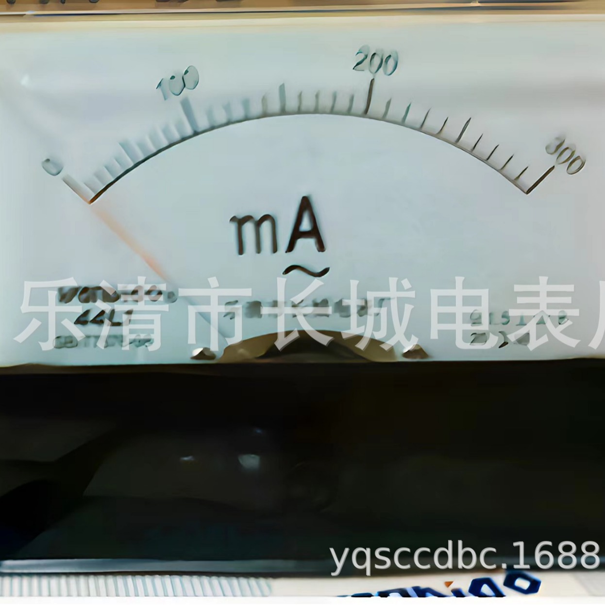 长城电表厂 44L1 300MA 交流指针电流表 100*80